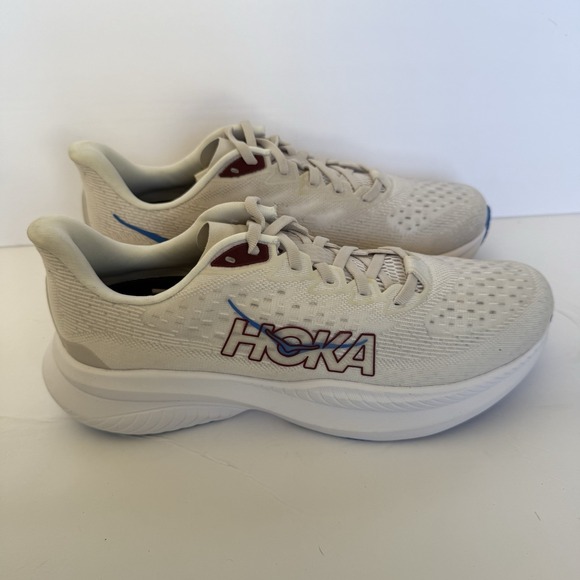 Hoka One One Shoes - NEW HOKA Mach 6 Women's Size 9B Cream White Athletic Running Shoes Sneakers